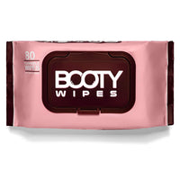 Booty Wipes 80 CT flushable wet wipes – For Her pink pack with dark brown lid
